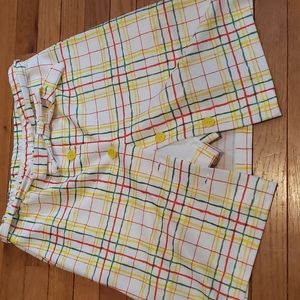 Vintage / retro plaid skirt w/bloomers